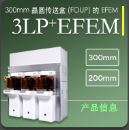 300mm晶圆传送盒(FOUP)的EFEM 3LP+EFEM 详细信息