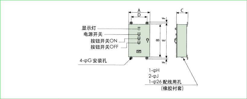 Vibrating Screen:Dimensions/Connection Diagram