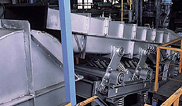BM-1050-8.0 Up hill vibrating conveyor for cast metal