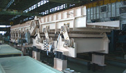 BM-1500-18 Large sized vibratingconveyor for cast metal