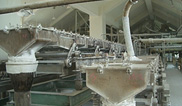BM-600-10.8 BM conveyor for sugar with hot water cleaning nozzle