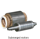 Submerged motors