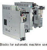 Blocks for automatic machine use