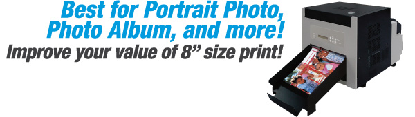 Best for Portrait Photo, Photo Album, and more! Improve your value of 8" size print!