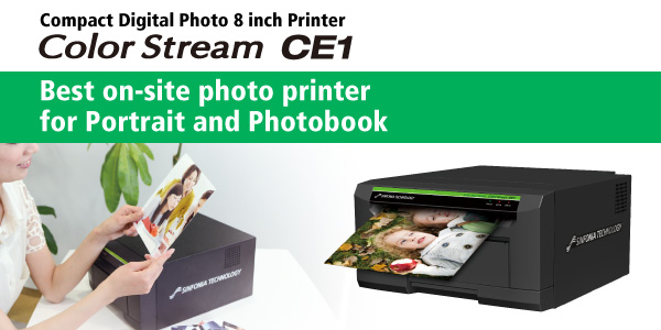 Compact Digital Photo 8 inch Printer : Color Stream CE1 : CHC-S6245
