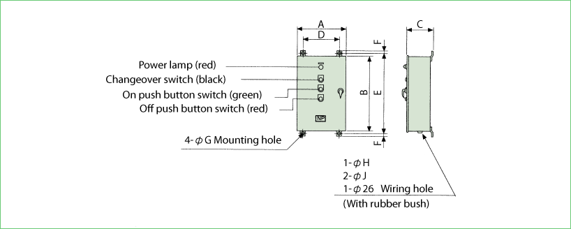 Vibrating Conveyors:Dimensions/Connection Diagram