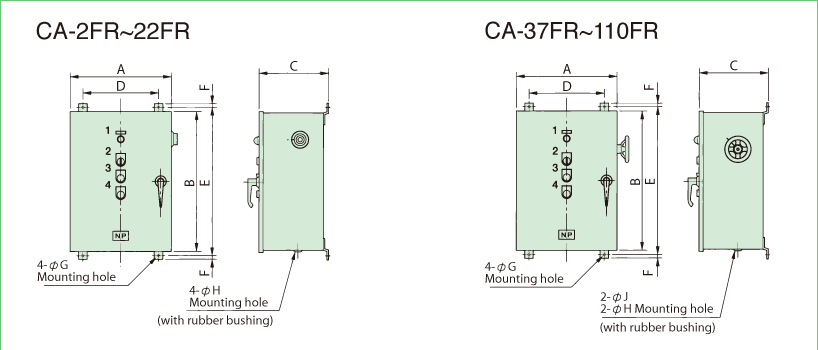Vibrating Feeders:CA-2FR∼22FR CA-37FR∼110FR